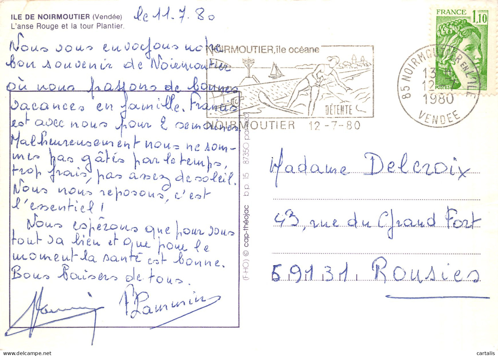 85-ILE DE NOIRMOUTIER-N° 4444-D/0273 - Ile De Noirmoutier