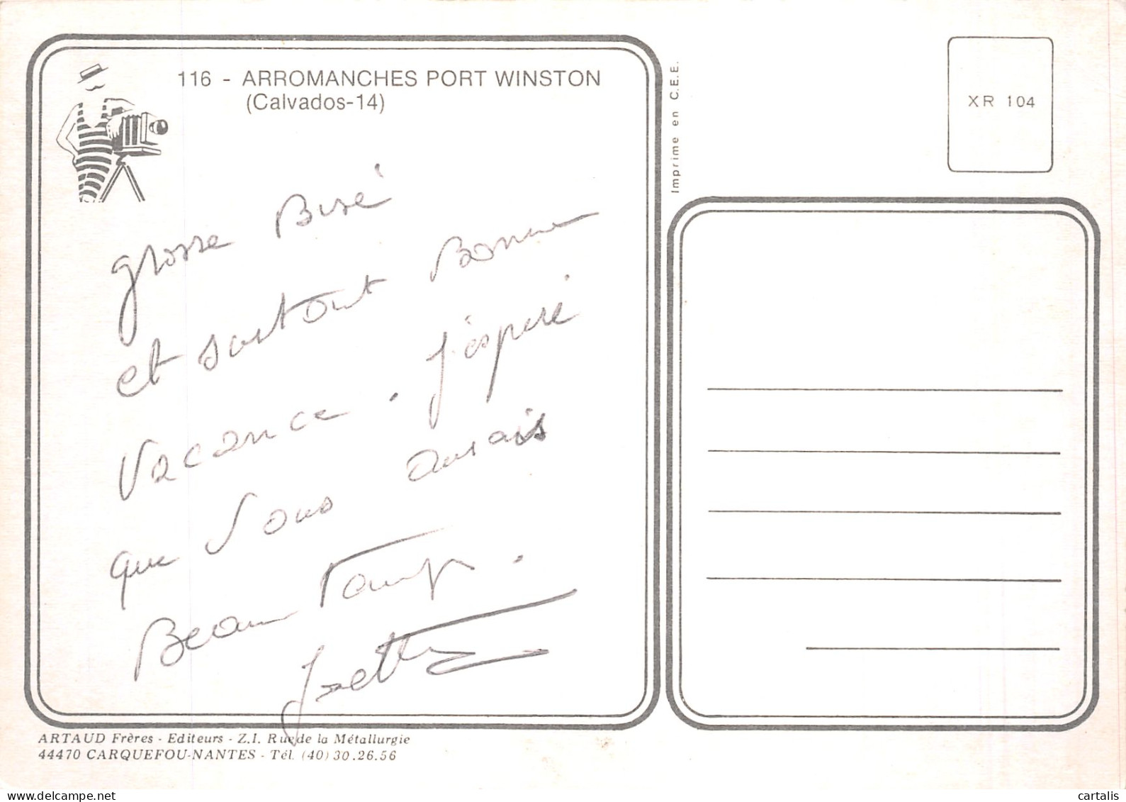 14-ARROMANCHES PORT WINSTON-N° 4445-C/0149 - Other & Unclassified