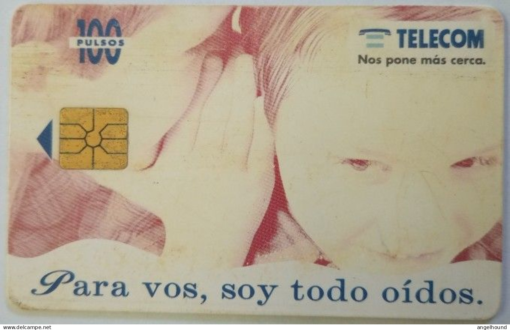 Argentina 100 Unit Chip Card - Para Vos, Soy Todo Oidos ( G65 ) - Argentina