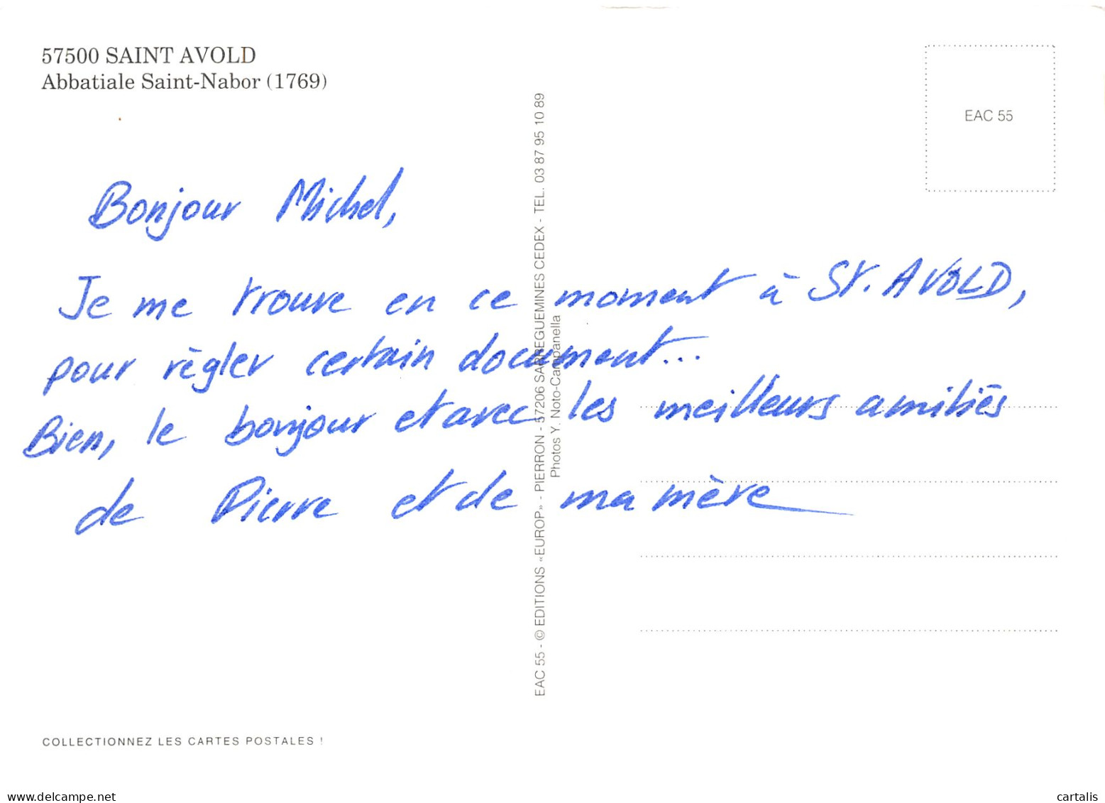 57-SAINT AVOLD-N° 4445-B/0217 - Saint-Avold