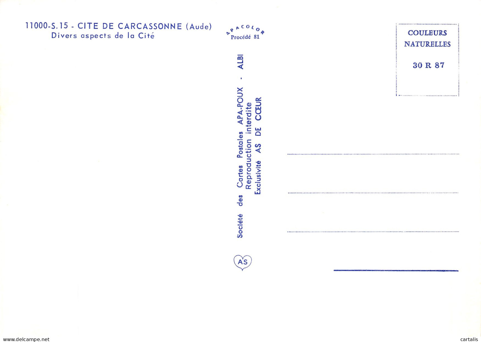 11-CARCASSONNE -N° 4445-B/0177 - Carcassonne