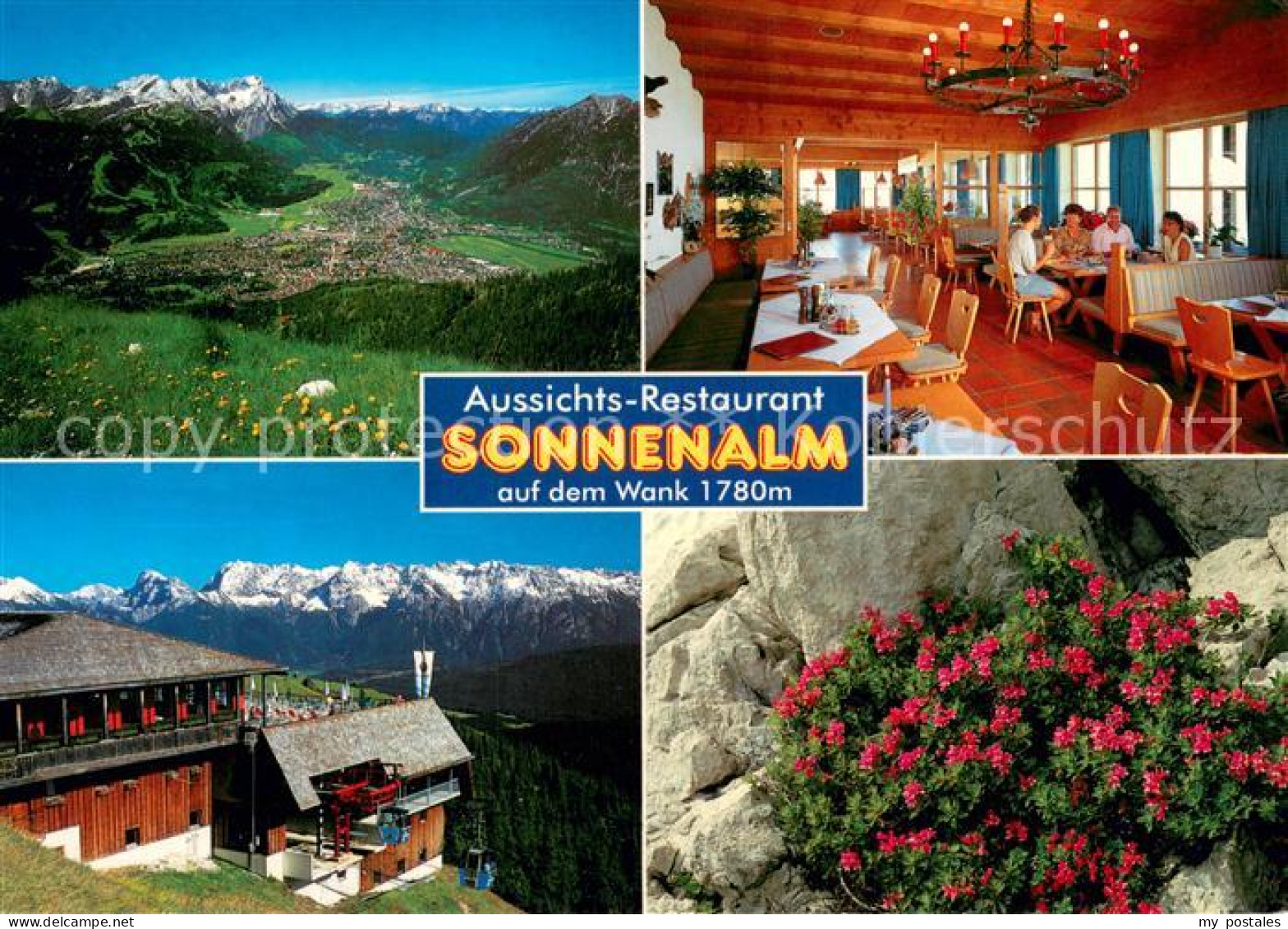 73677843 Garmisch-Partenkirchen Aussichts Restaurant Sonnenalm Auf Dem Wank Pano - Garmisch-Partenkirchen