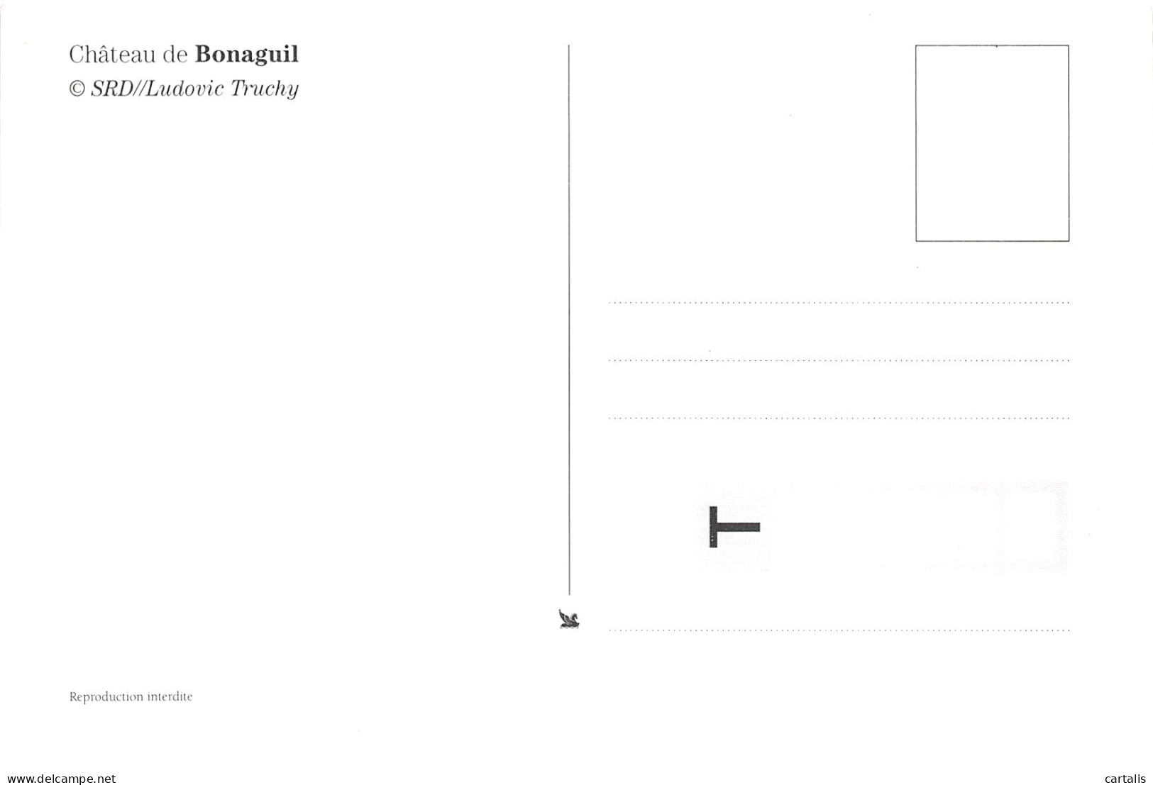 47-CHATEAU DE BONAGUIL-N° 4445-B/0073 - Sonstige & Ohne Zuordnung