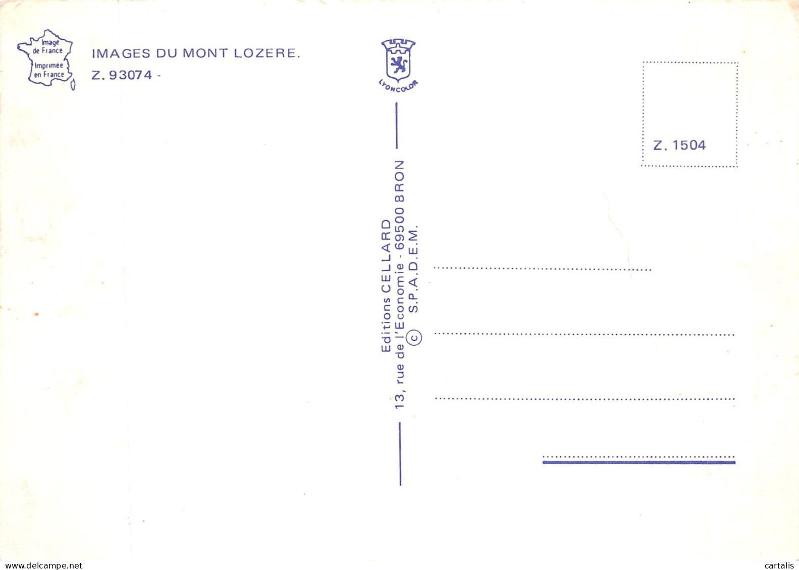 48-LE MONT LOZERE-N° 4445-B/0053 - Other & Unclassified