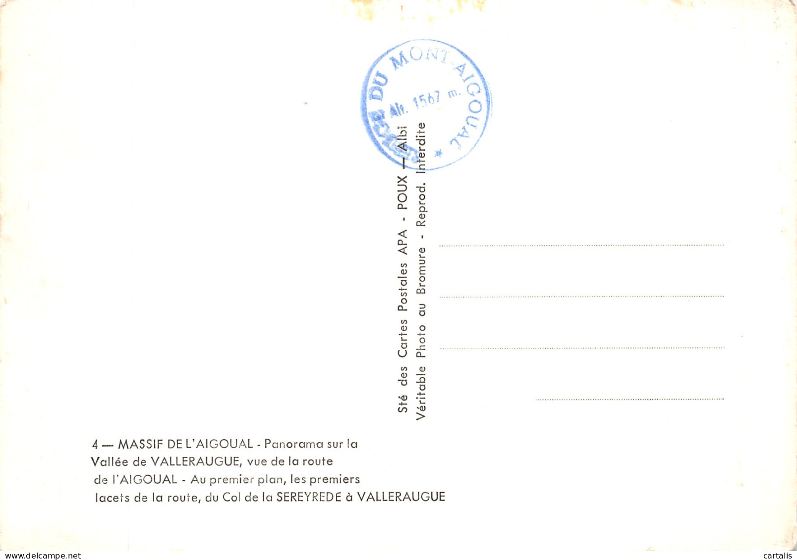 30-MASSIF DE L AIGOUAL-N° 4445-B/0043 - Sonstige & Ohne Zuordnung