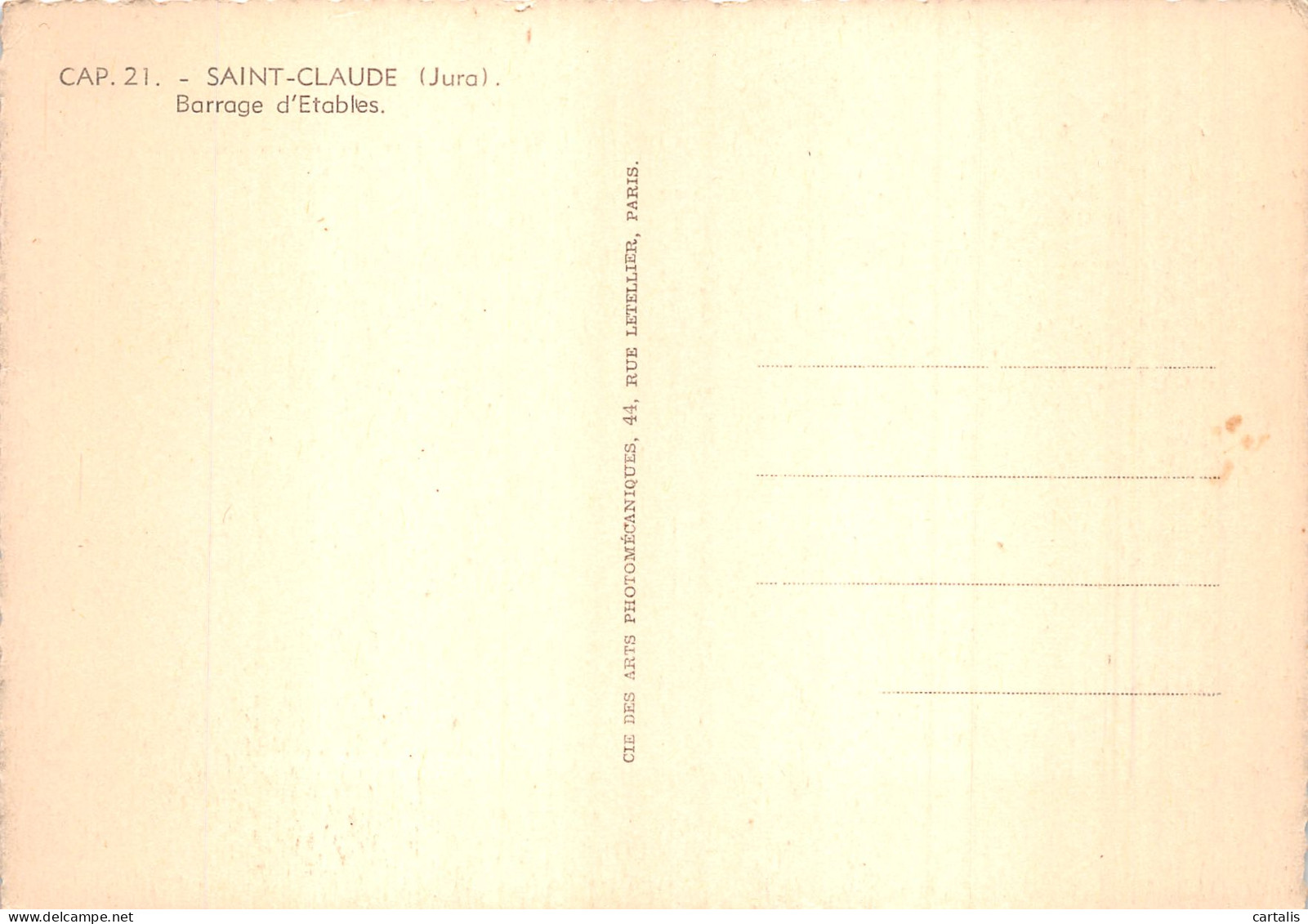39-SAINT CLAUDE-N° 4446-A/0335 - Saint Claude