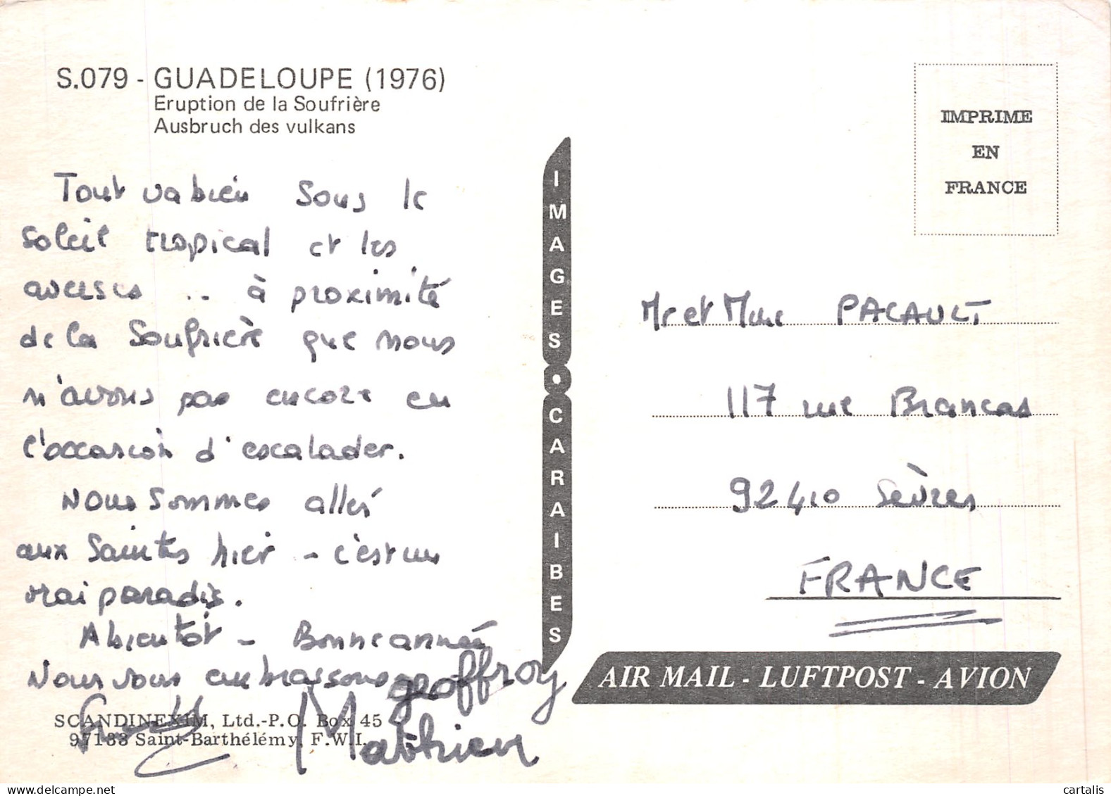 971-GUADELOUPE LA SOUFRIERE-N° 4446-A/0139 - Autres & Non Classés