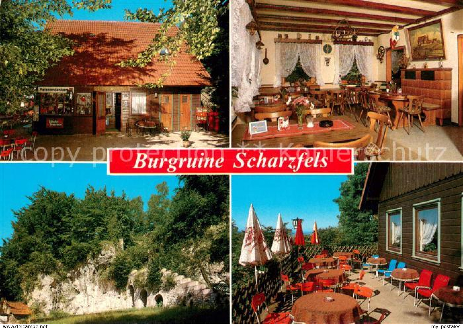 73677829 Bad Lauterberg Burgruine Scharzfels Gaststaette Gaststube Terrasse Bad  - Bad Lauterberg