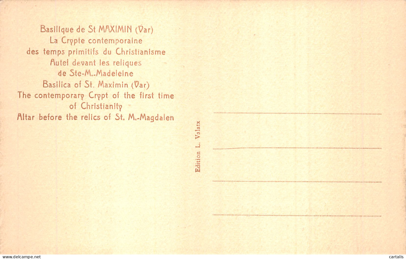 83-SAINT MAXIMIN-N° 4445-E/0397 - Saint-Maximin-la-Sainte-Baume