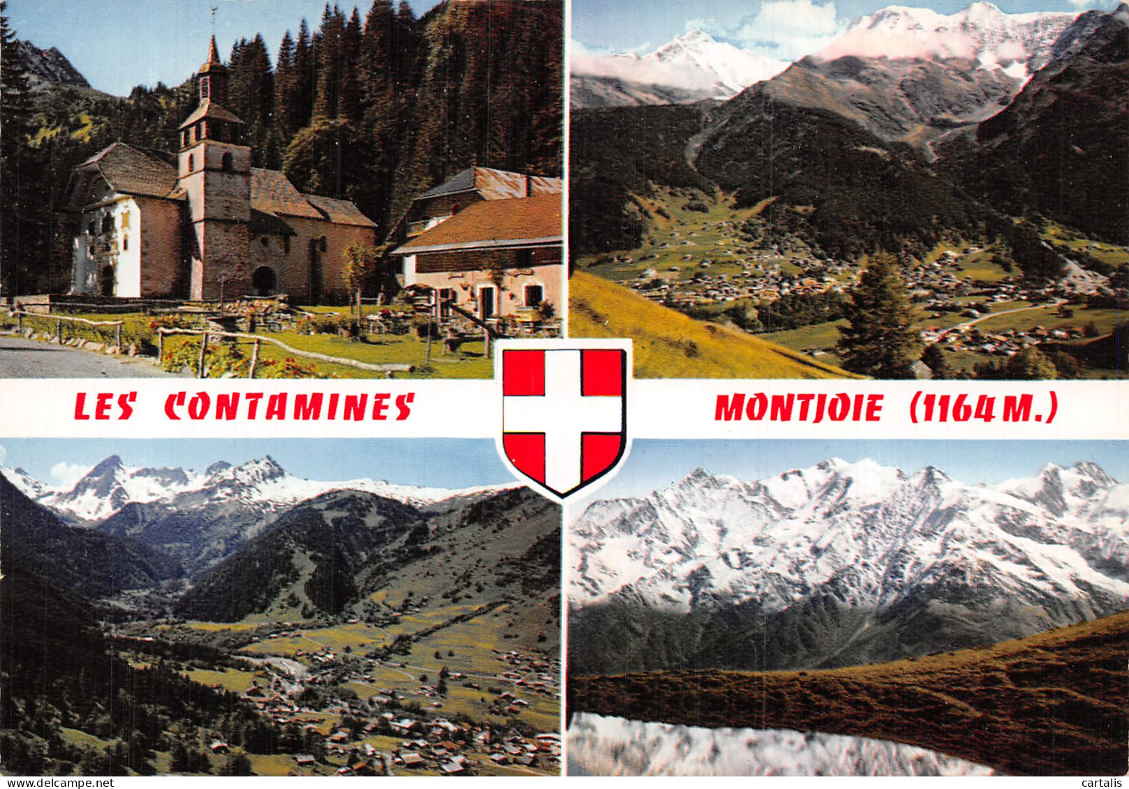 74-LES CONTAMINES MONTJOIE-N° 4445-D/0371 - Les Contamines-Montjoie