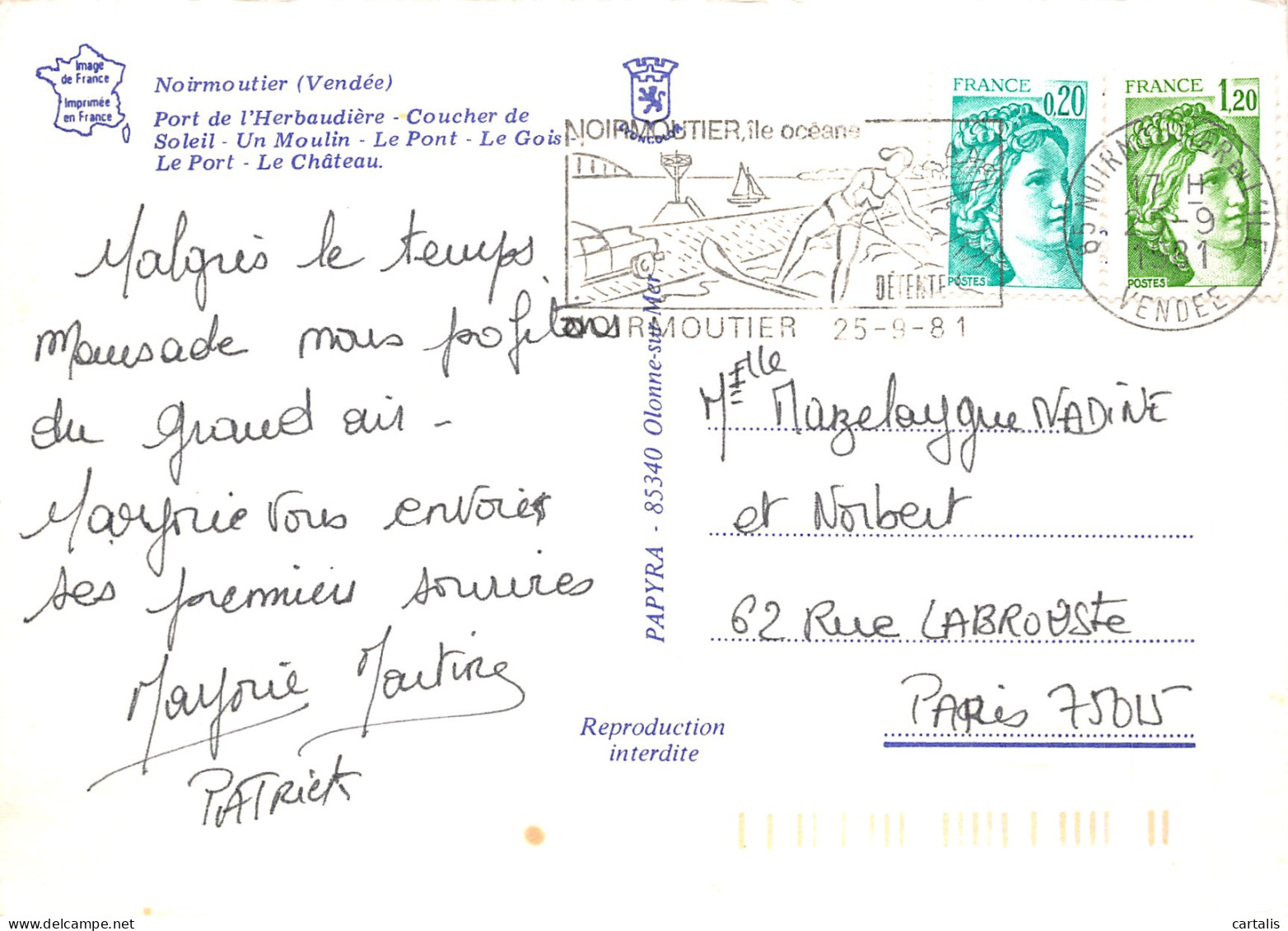 85-NOIRMOUTIER-N° 4446-D/0203 - Noirmoutier