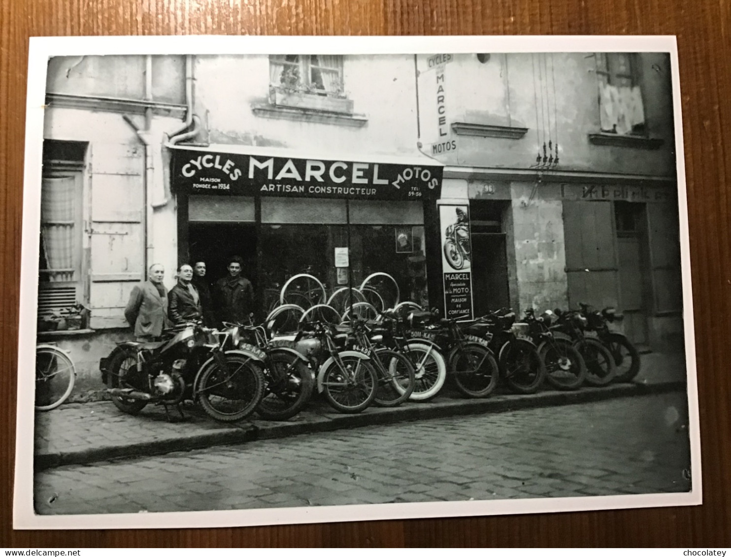 Motos Cycles Marcel Artisan Constructeur France 20 Op 25 Cm - Beroepen
