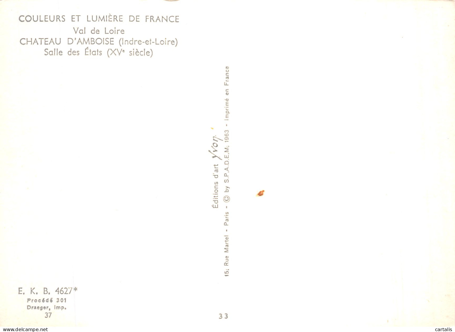37-AMBOISE LE CHATEAU-N° 4446-C/0295 - Amboise