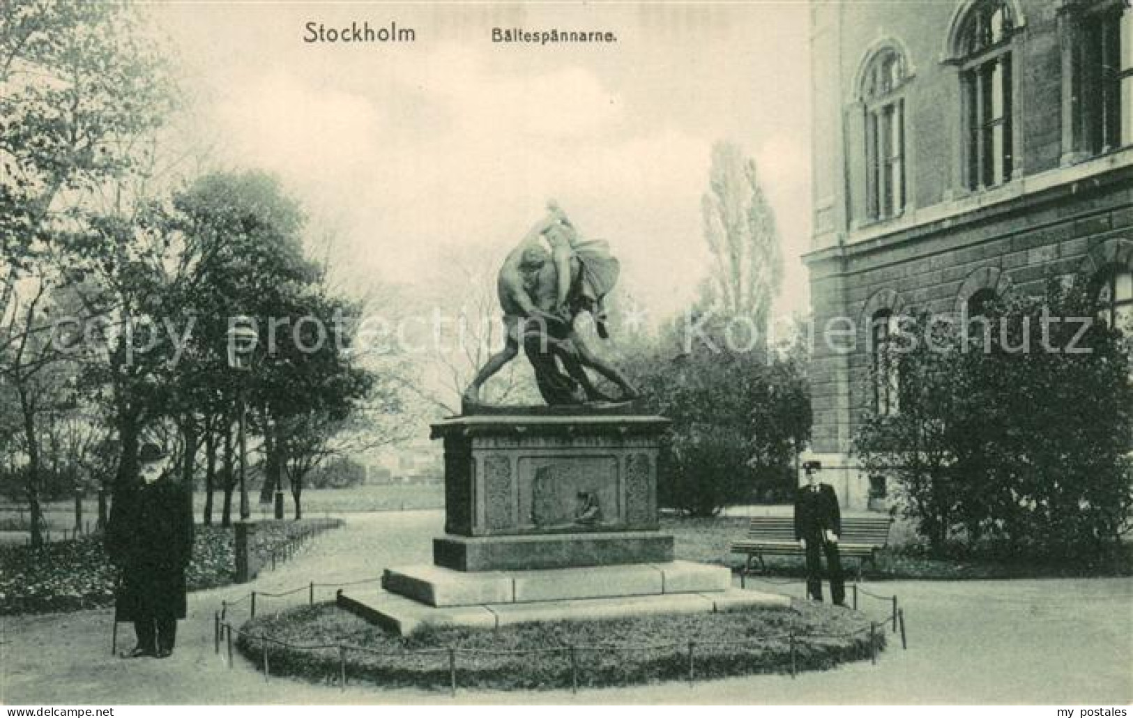 73677646 Stockholm Baeltespaennarne Denkmal Stockholm - Schweden