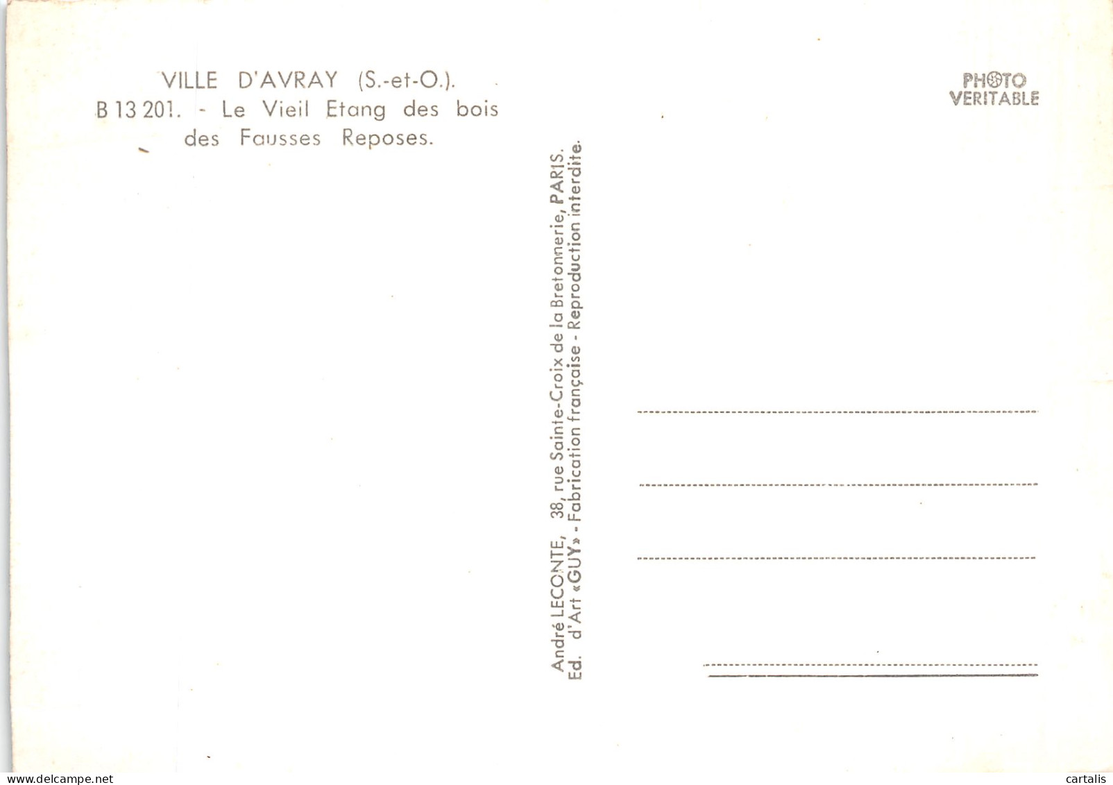 92-VILLE D AVRAY-N° 4446-B/0243 - Ville D'Avray