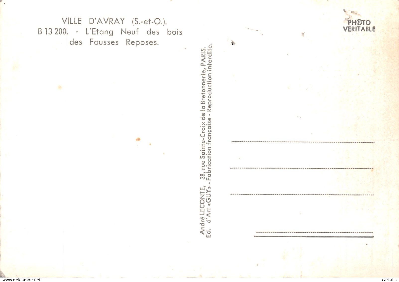 92-VILLE D AVRAY-N° 4446-B/0241 - Ville D'Avray