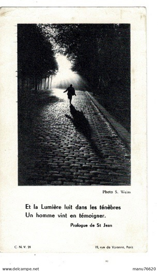 IMAGE RELIGIEUSE - CANIVET : Jean Claude Gourant , Prêtre à Amiens En 1963 - France . - Godsdienst & Esoterisme