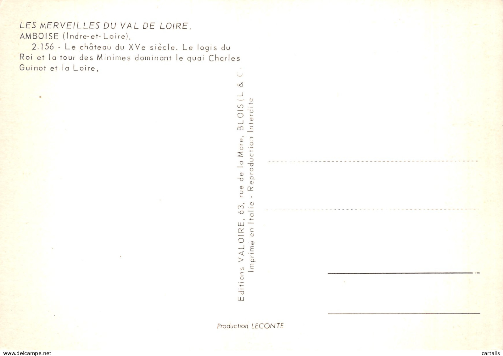 37-AMBOISE LE CHATEAU-N° 4446-B/0163 - Amboise