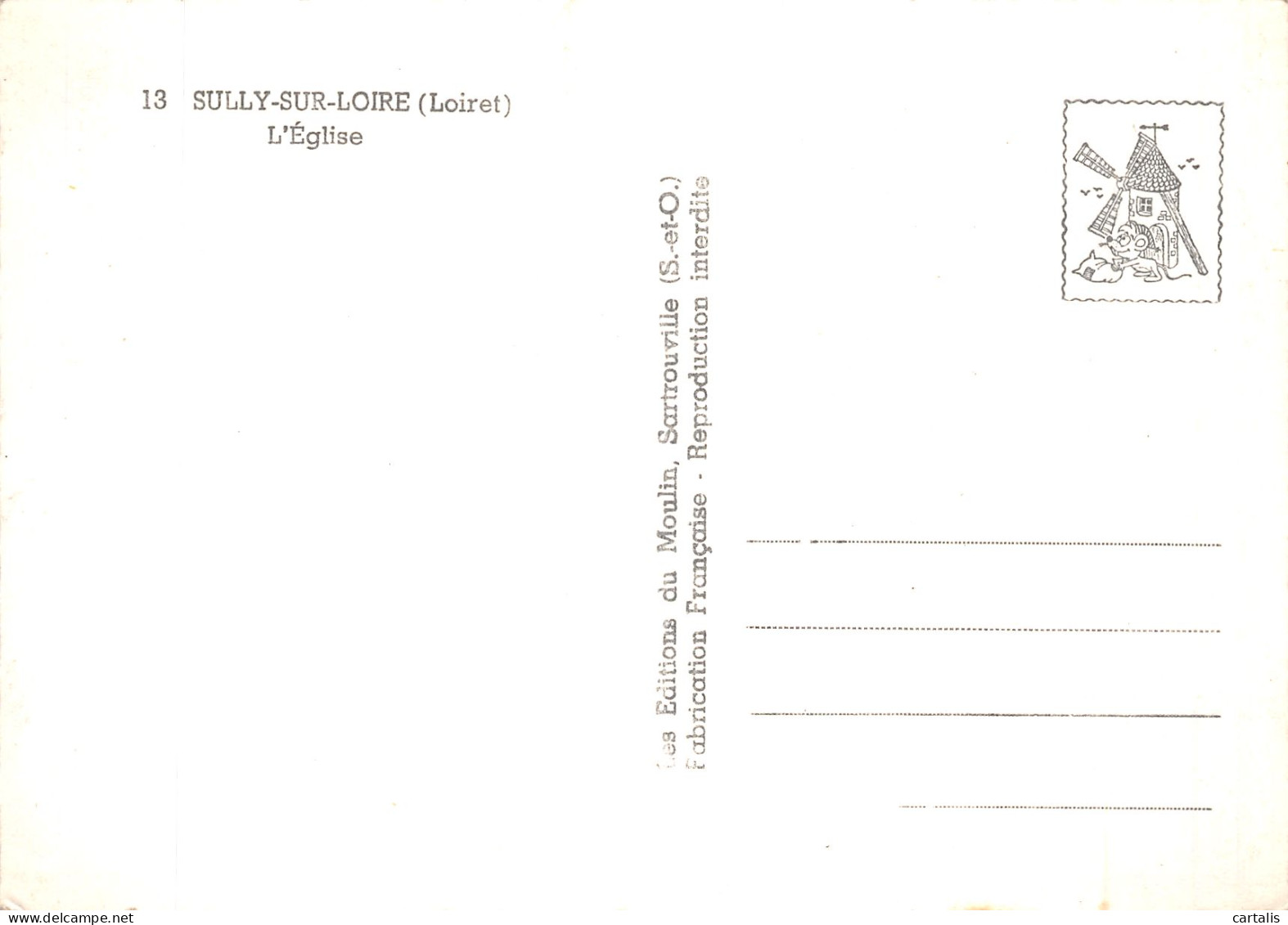 45-SULLY SUR LOIRE-N° 4446-B/0099 - Sully Sur Loire