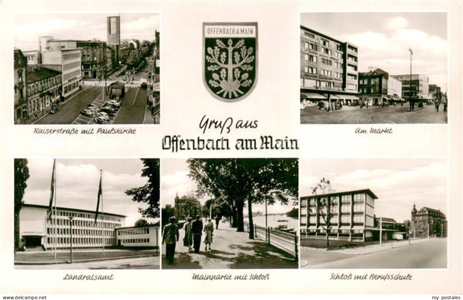 73677637 Offenbach Main Kaiserstrasse Markt Landratsamt Schloss Main  Offenbach  - Offenbach