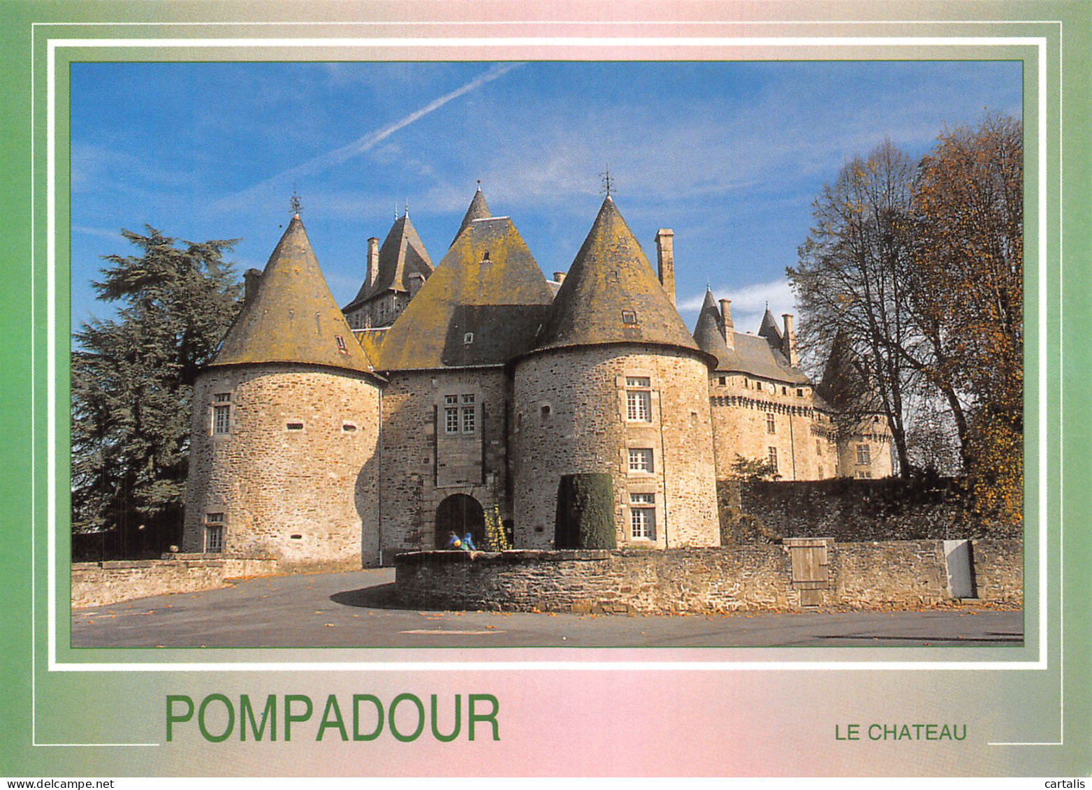 19-POMPADOUR LE CHATEAU-N° 4447-A/0383 - Other & Unclassified