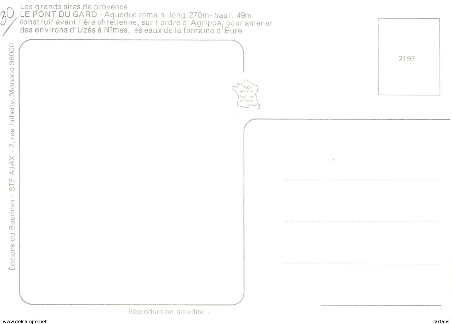 30-LE PONT DU GARD-N° 4447-A/0293 - Sonstige & Ohne Zuordnung