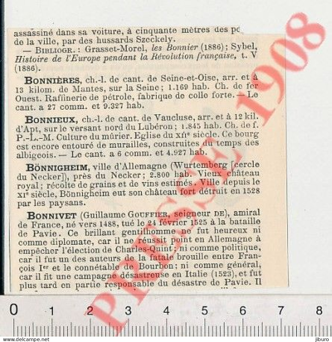 2 Vues 1908 Bonnet à Poil Armée Française Grenadier Tambour-Major Empire Grande Armée (Napoléonienne) Bonnieux Bonnières - Zonder Classificatie