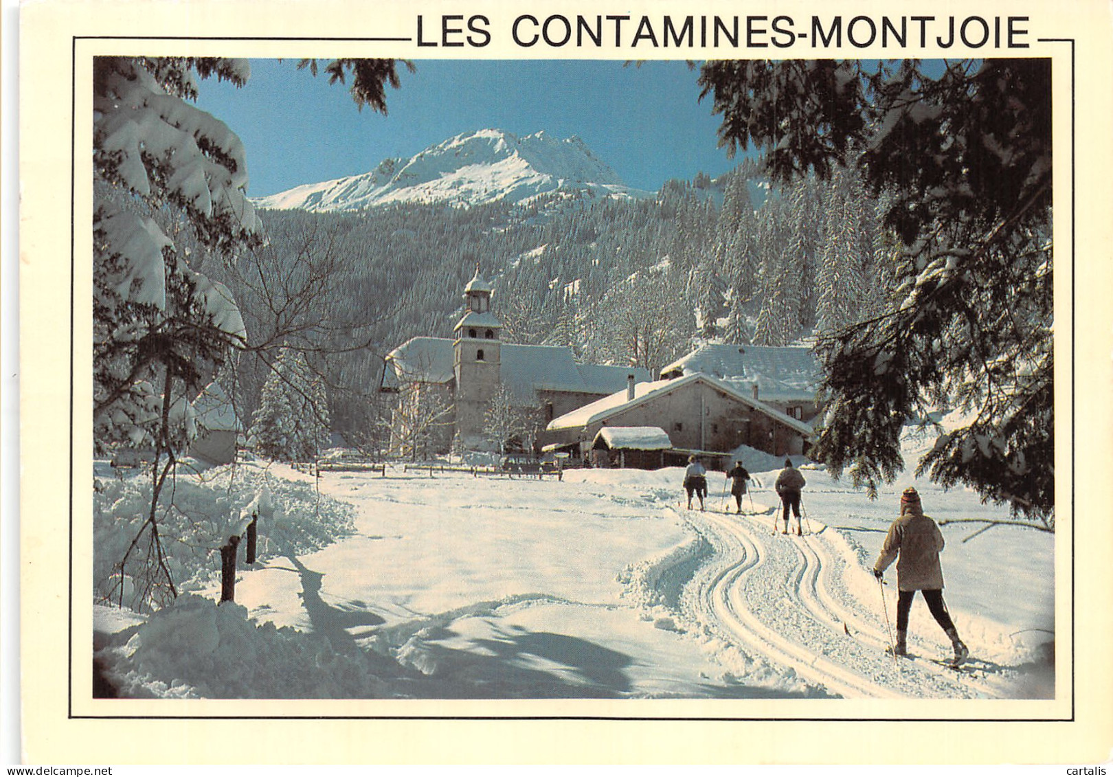 74-LES CONTAMINES MONTJOIE-N° 4447-A/0135 - Les Contamines-Montjoie