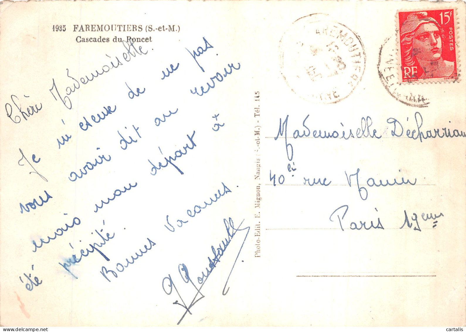 77-FAREMOUTIERS-N° 4447-A/0035 - Faremoutiers