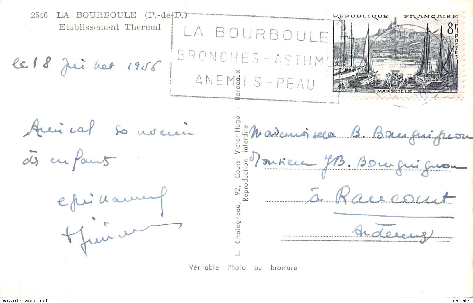 63-LA BOURBOULE-N° 4446-E/0159 - La Bourboule