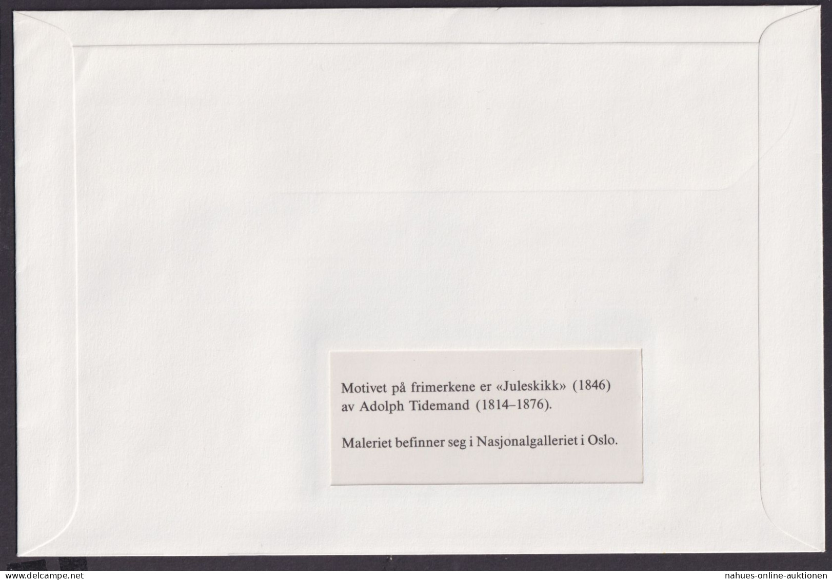 Norwegen Markenheftchen Brtief Zusammendruck Heftchenblatt Kunst Malerei - Storia Postale