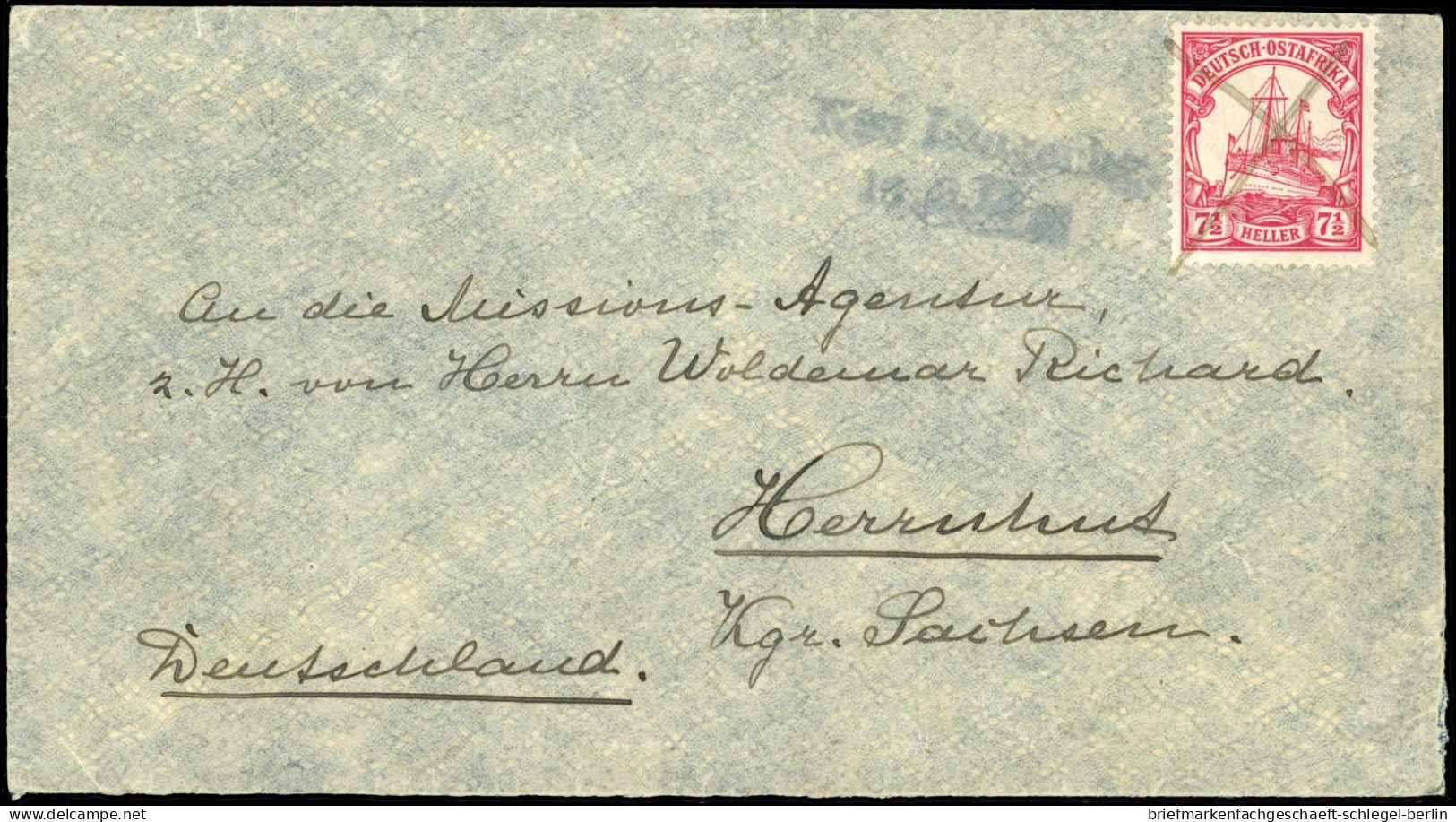 Deutsche Kolonien Ostafrika, 32, Brief - Deutsch-Ostafrika