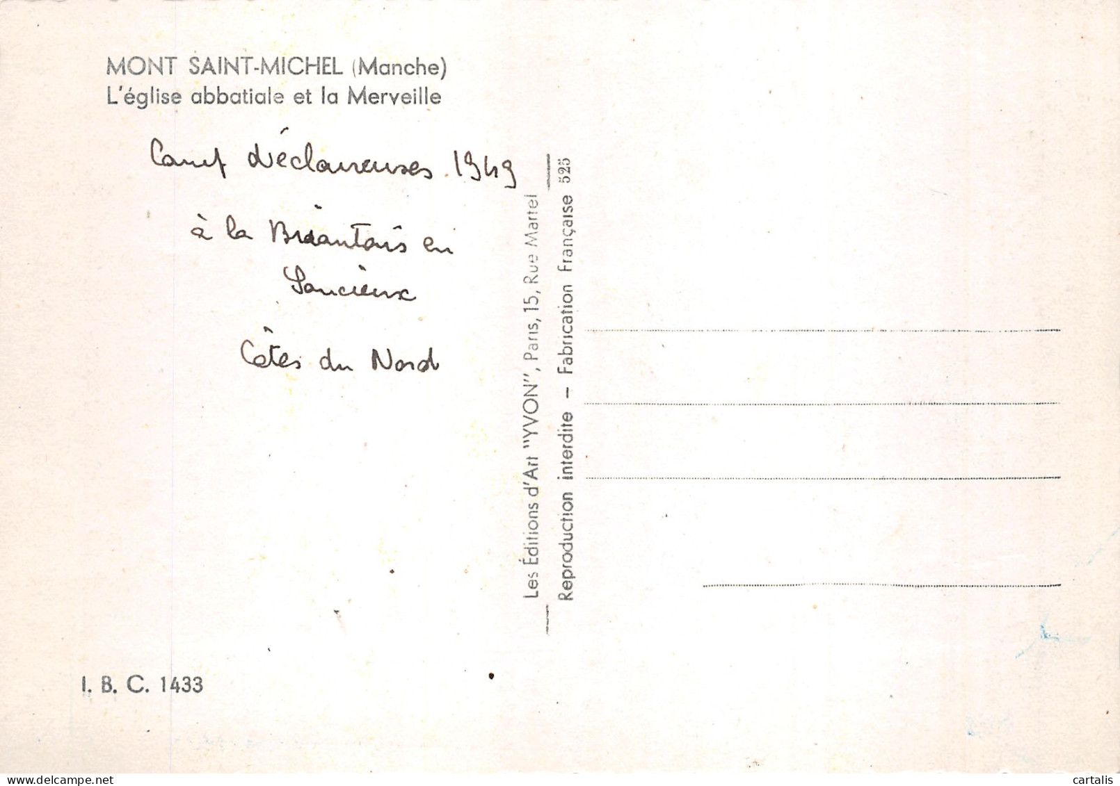 50-LE MONT SAINT MICHEL-N° 4446-D/0329 - Le Mont Saint Michel