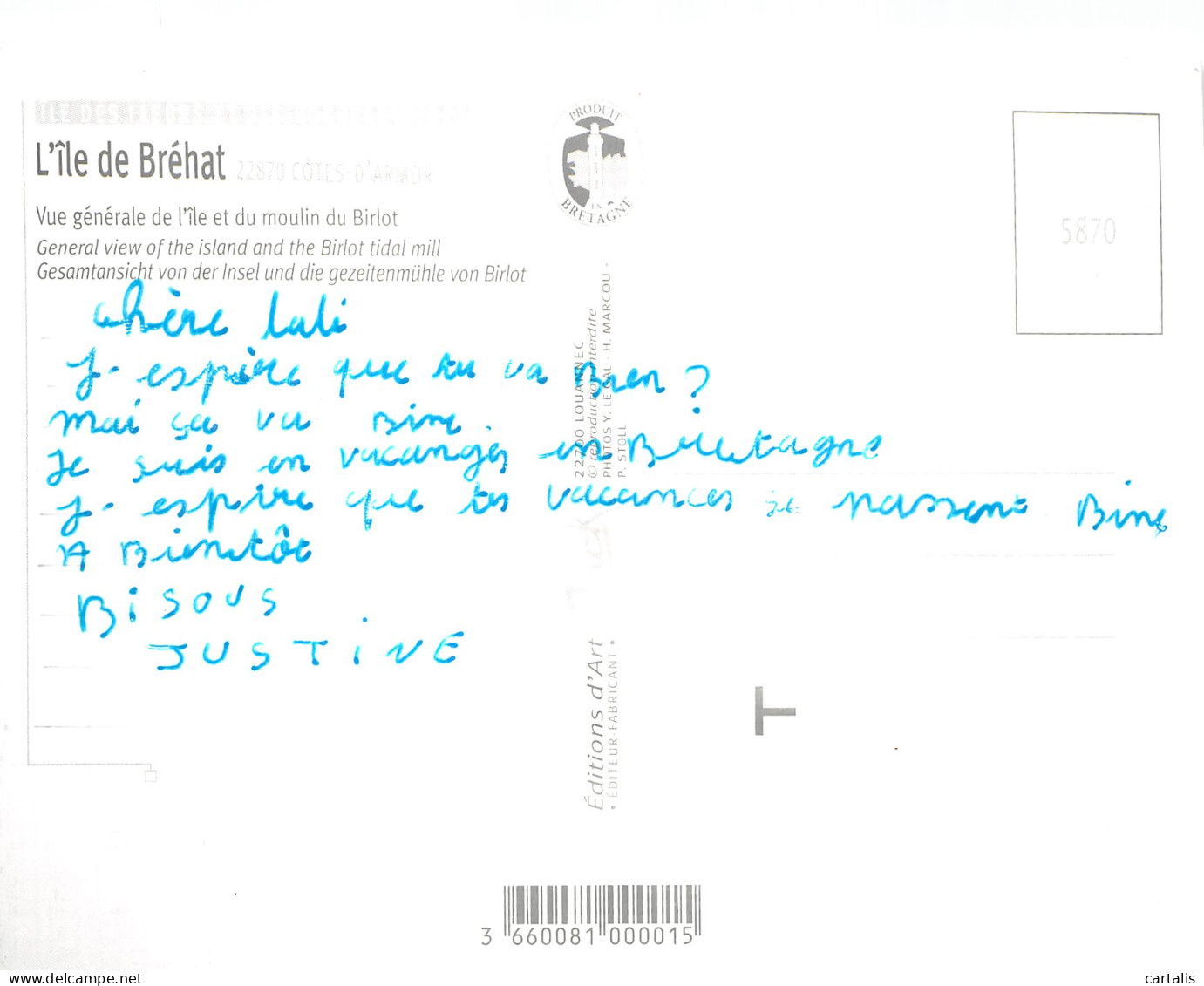 22-ILE DE BREHAT-N° 4446-D/0309 - Ile De Bréhat