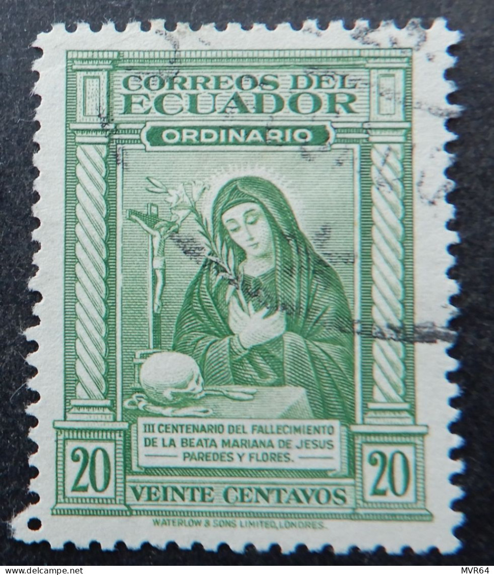 Ecuador 1946 (2) 'Mariana De Jesus Paredes Y Flores - Ecuador