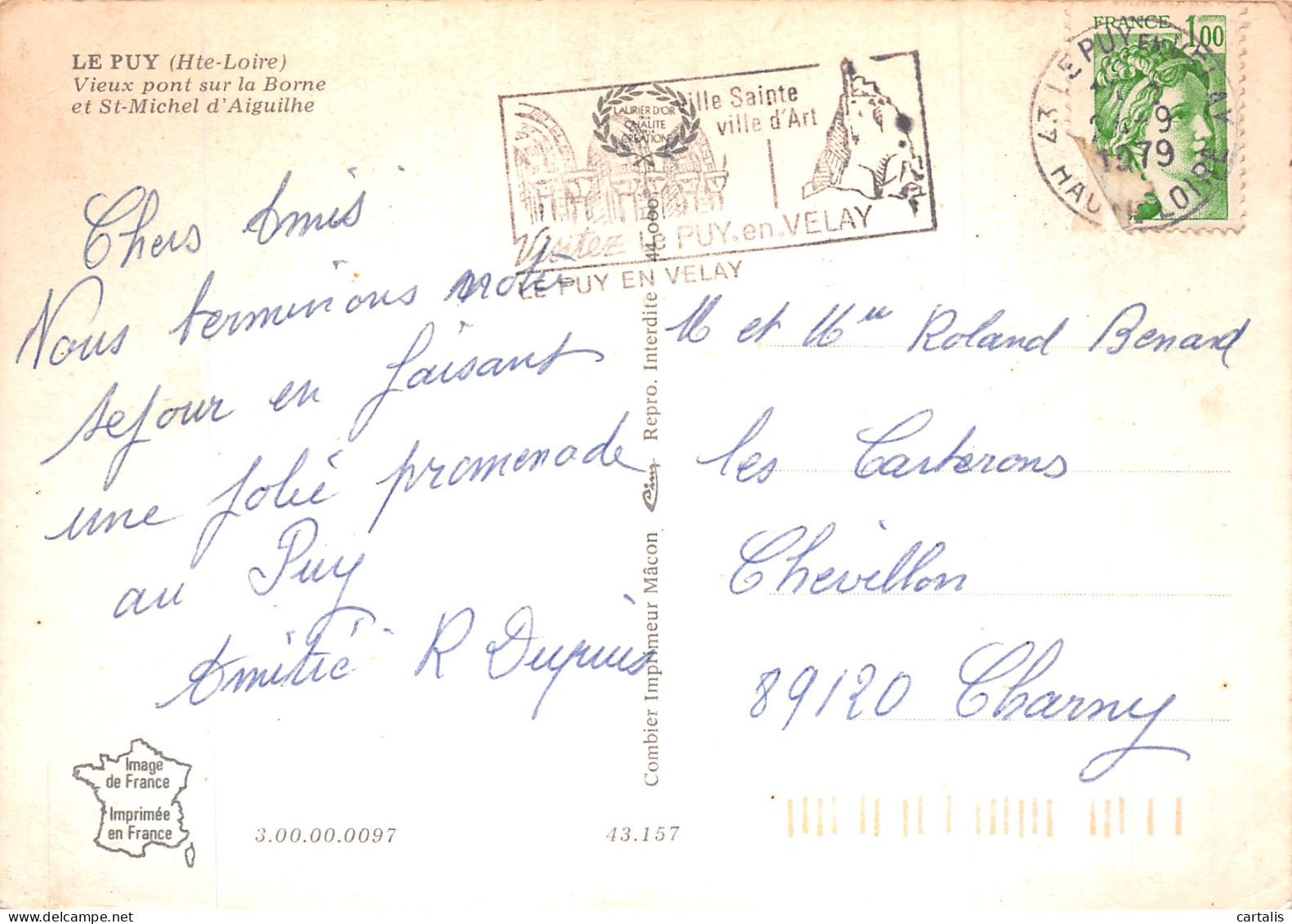 43-LE PUY-N° 4447-C/0365 - Other & Unclassified
