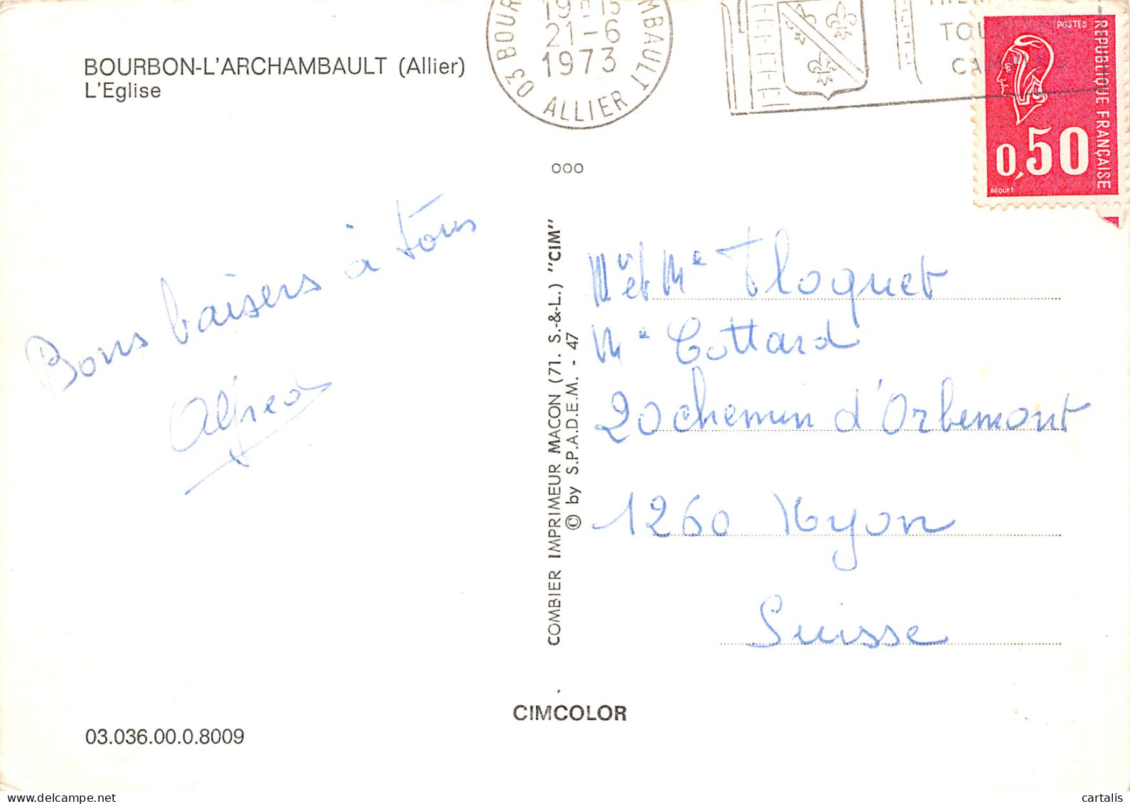 03-BOURBON L ARCHAMBAULT-N° 4447-C/0375 - Bourbon L'Archambault