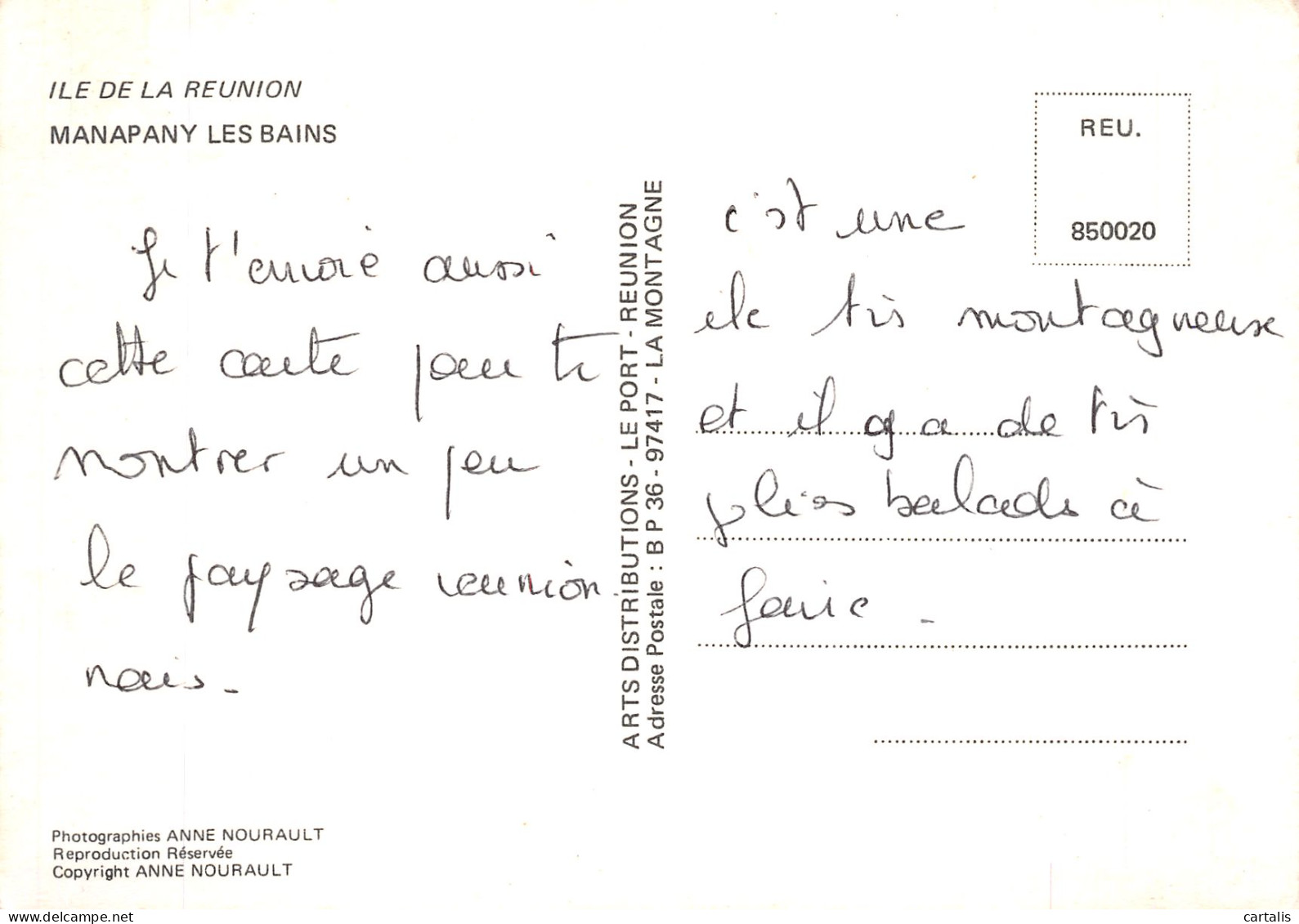 974-ILE DE LA REUNION MANAPANY LES BAINS-N° 4447-C/0329 - Autres & Non Classés