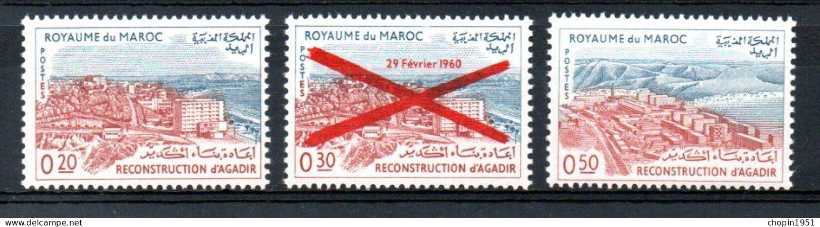 MAROC - N° 464 à 466 Neufs ** - Maroc (1956-...)