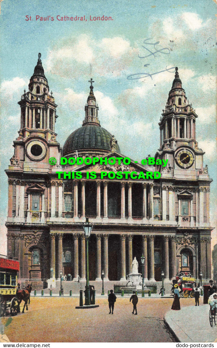 R558032 St. Pauls Cathedral. London. National Series. No. S. V. 538. 1911 - Andere & Zonder Classificatie