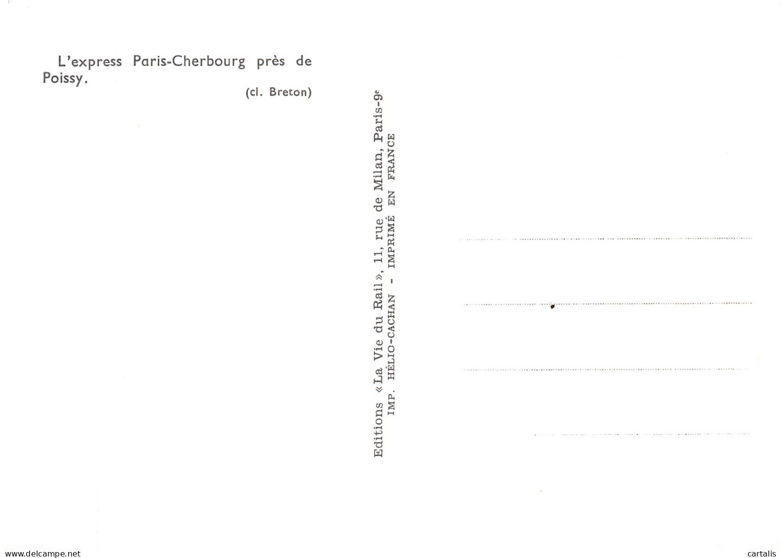 78-EXPRESS PARIS CHERBOURG PRES DE POISSY-N° 4447-C/0135 - Sonstige & Ohne Zuordnung