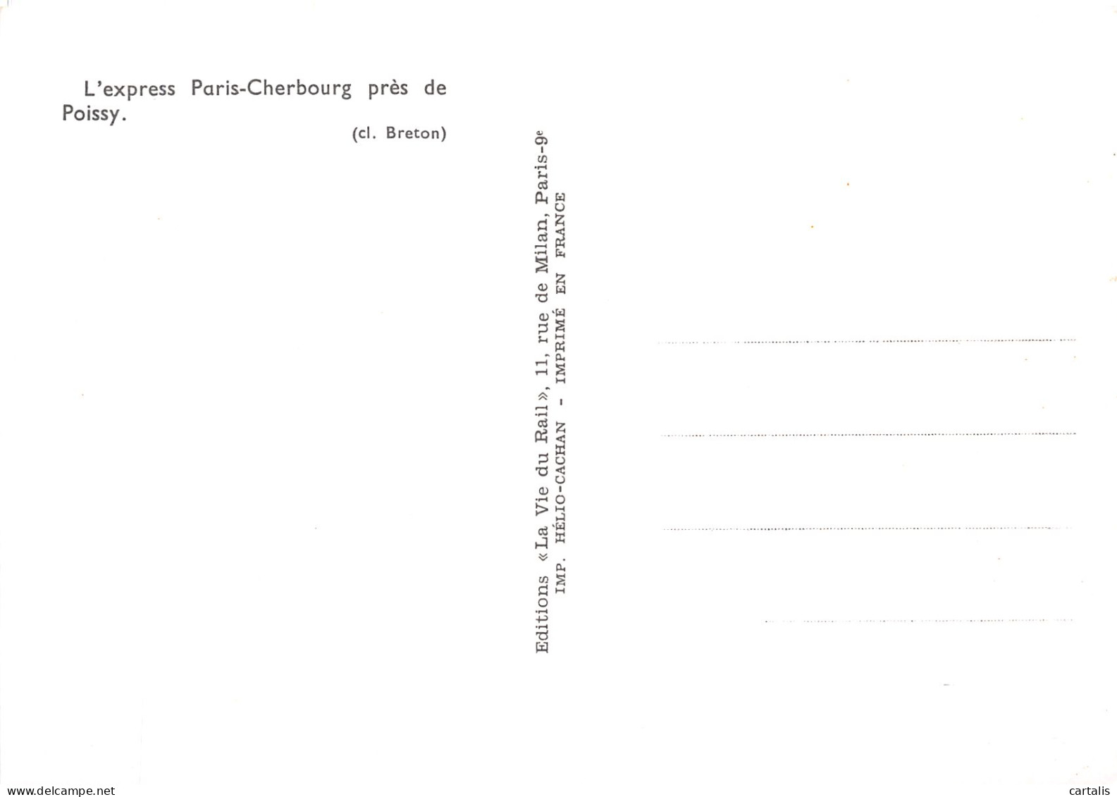 78-EXPRESS PARIS CHERBOURG PRES DE POISSY-N° 4447-C/0133 - Sonstige & Ohne Zuordnung