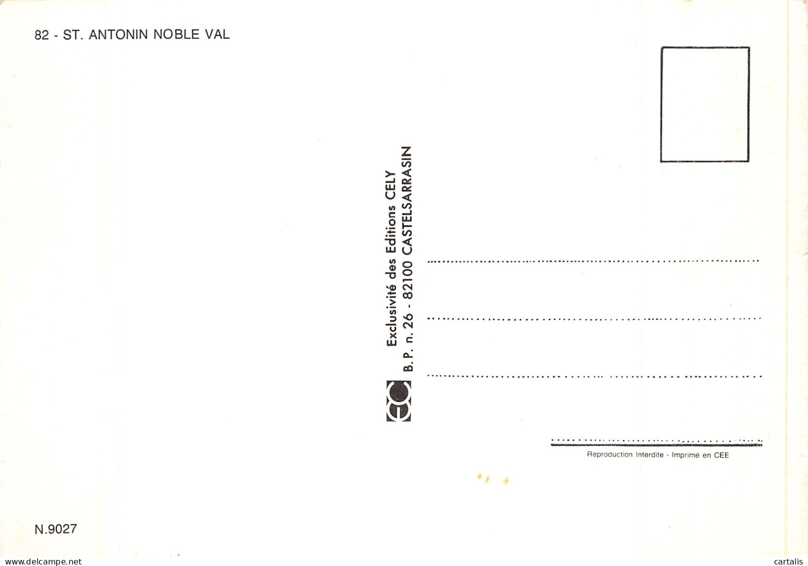 82-SAINT ANTONIN NOBLE VAL-N° 4447-B/0371 - Saint Antonin Noble Val