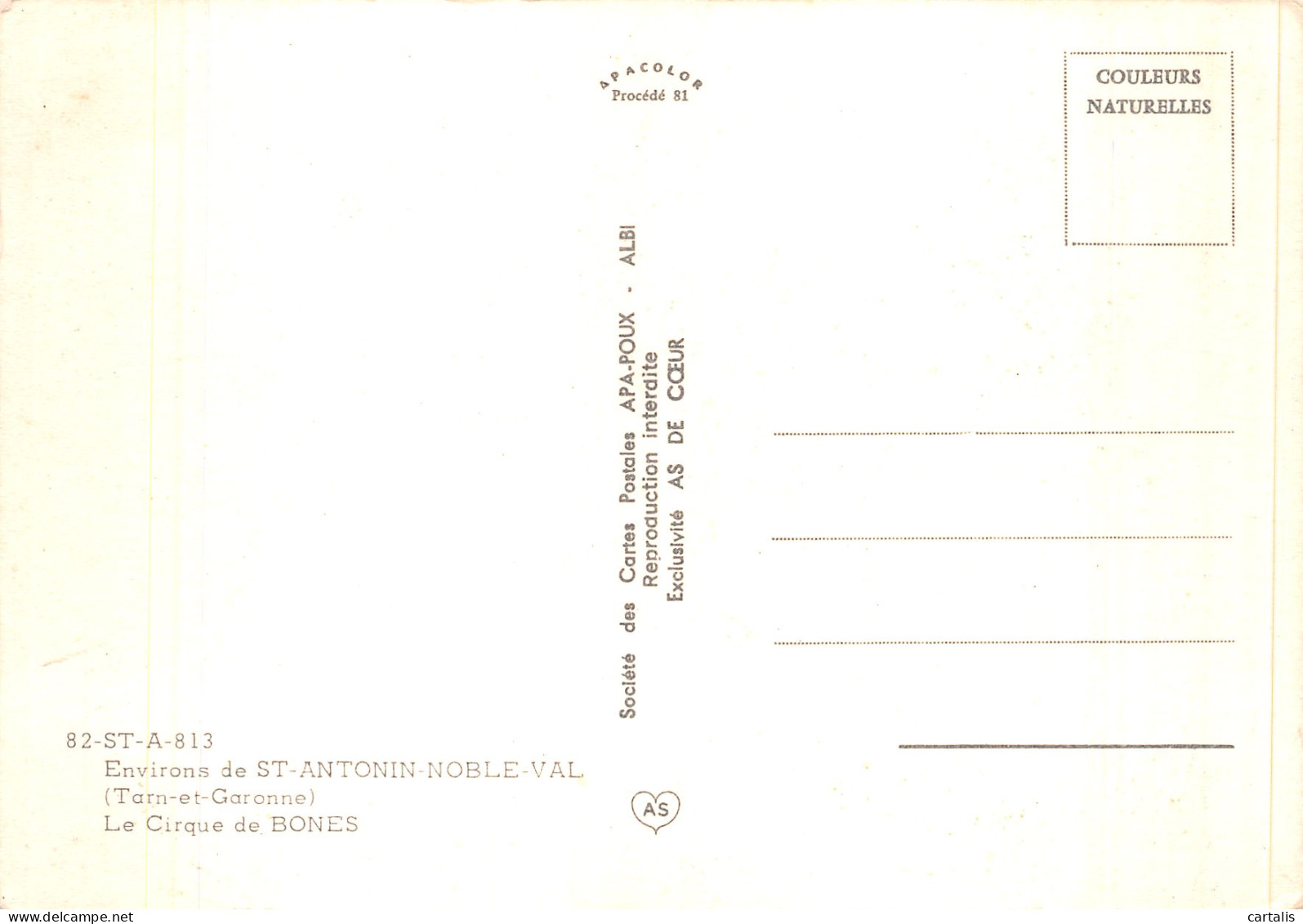 82-LE CIRQUE DE BONES-N° 4447-B/0323 - Sonstige & Ohne Zuordnung