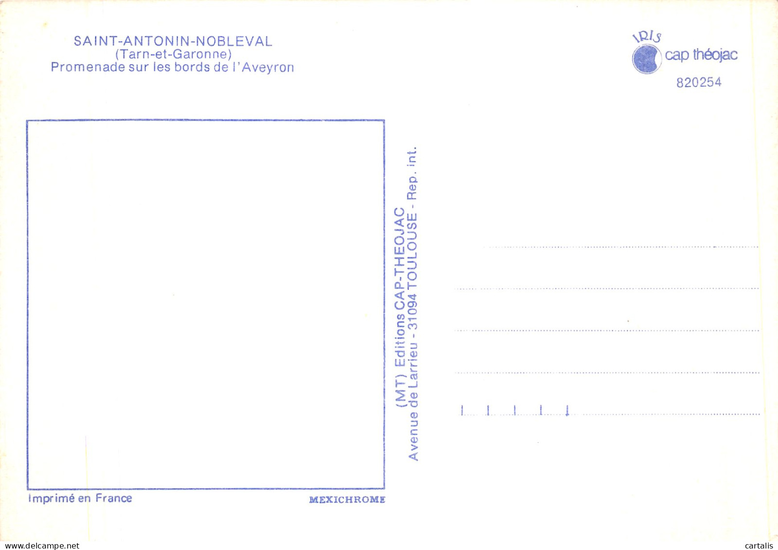 82-SAINT ANTONIN NOBLE VAL-N° 4447-B/0313 - Saint Antonin Noble Val