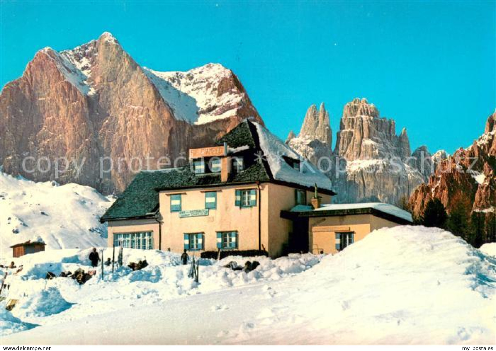 73677572 Dolomiti Di Fassa Rifugio Ciampedie Il Catinaccio Torri Di Vajolet Dolo - Altri & Non Classificati