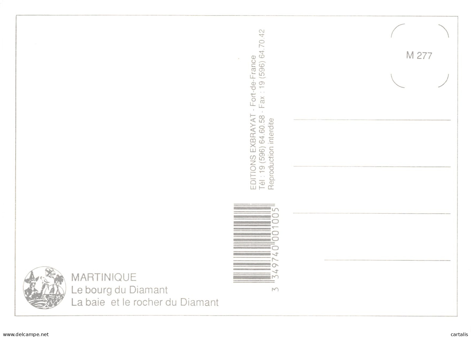 972-MARTINIQUE LE BOURG DU DIAMANT-N° 4448-A/0377 - Autres & Non Classés