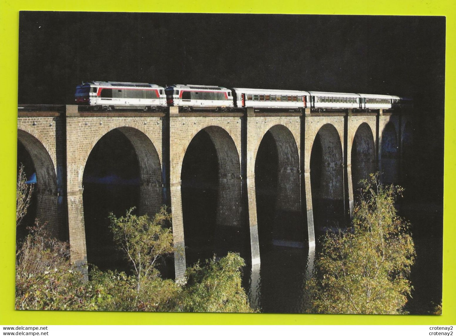 48 VILLEFORT TRAINS 140ème Anniversaire Du Viaduc De L'ALTIER Le Cévenol En Octobre 2006 - Villefort