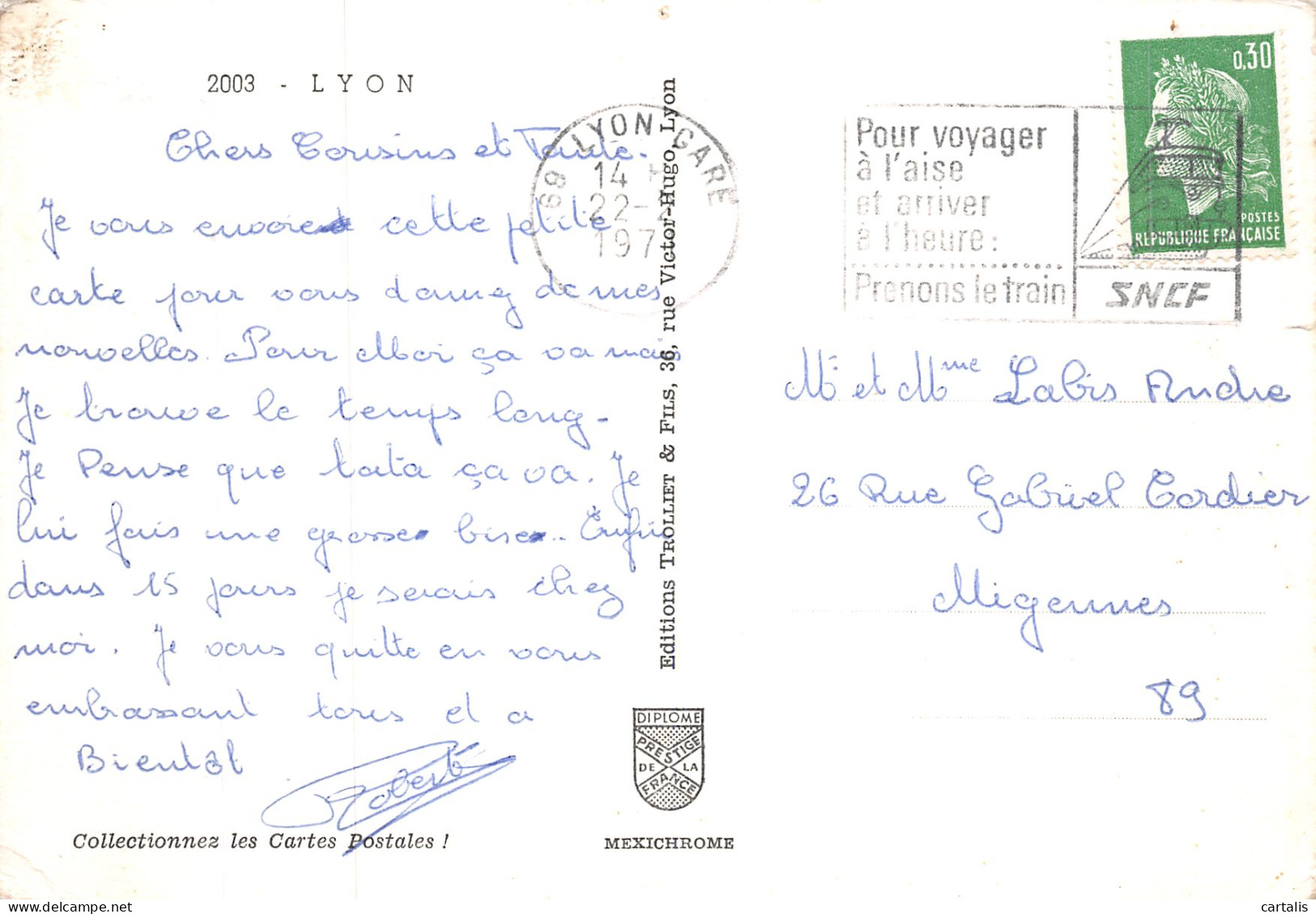 69-LYON-N° 4448-A/0313 - Sonstige & Ohne Zuordnung