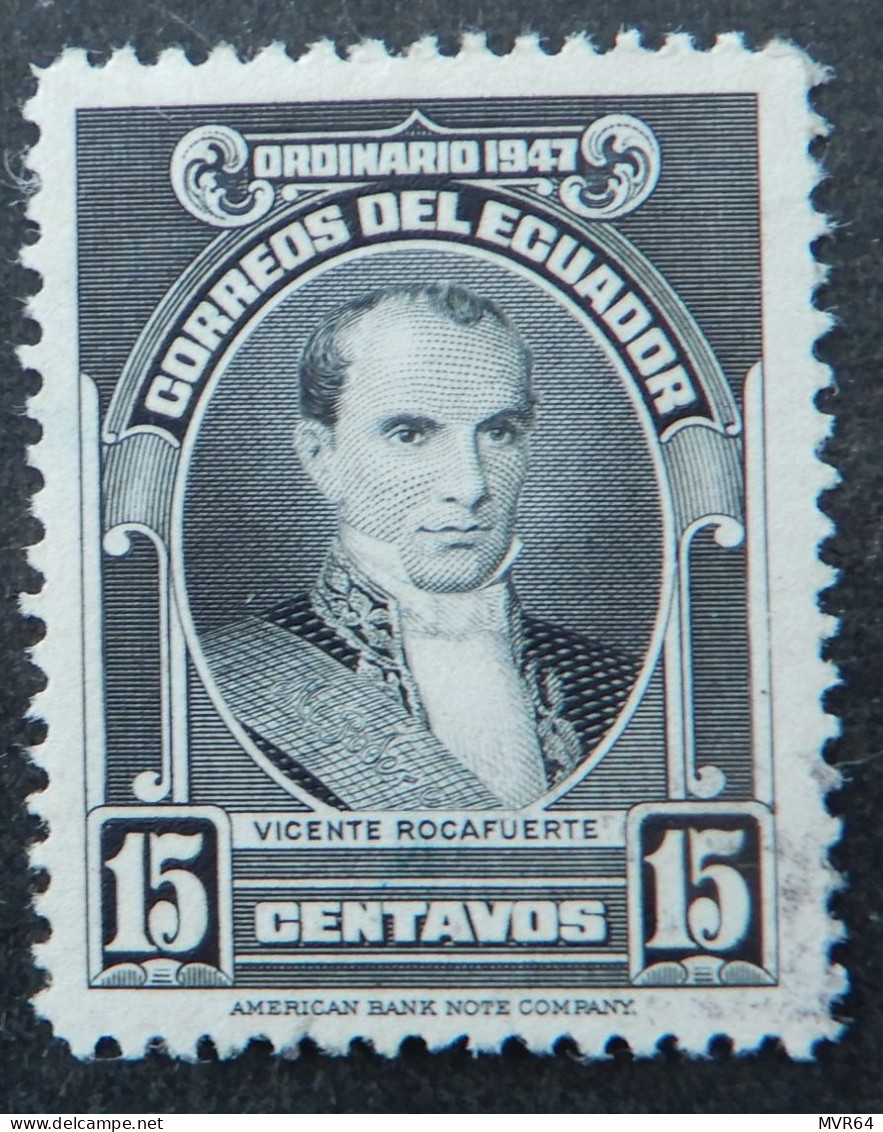 Ecuador 1947 (2) 'Vicente Rocafuerte - Equateur